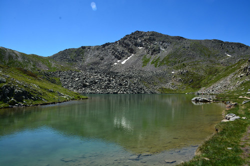 Grand lac de l'Oule depuis Névache