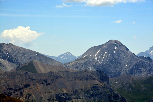 Mont Chaberton vu depuis le Grand Aréa