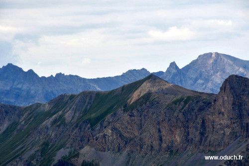 Pointe de Rasis vue de la Gardiole de l'Alp
