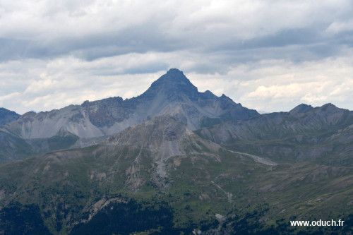 Pic de Rochebrune vu de la Gardiole de l'Alp