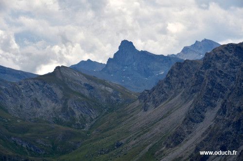 Tête des Toillies vue de la Gardiole de l'Alp