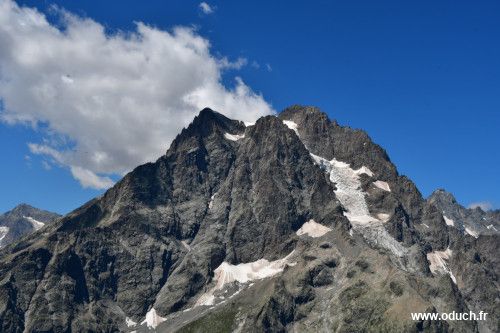 Mont Pelvoux vu du col du Paillon