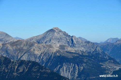 Mont Chaberton vu du Pas de Montbrison