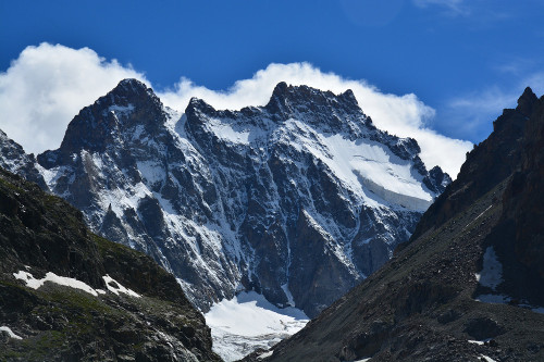 Pointe Fourastier vue du Glacier Noir