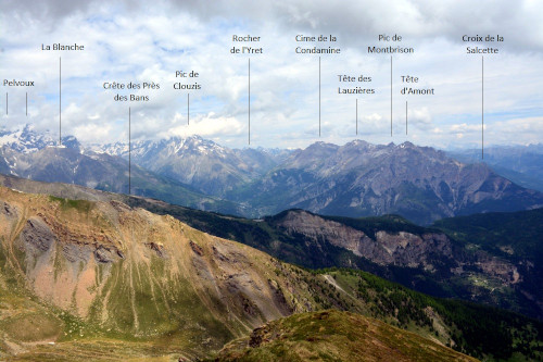 Panoramas vus de la Tête des Raisins - 2