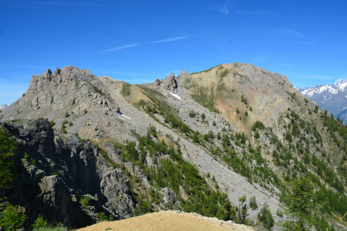 Tête du Puy vue de la crête des Queyrelets