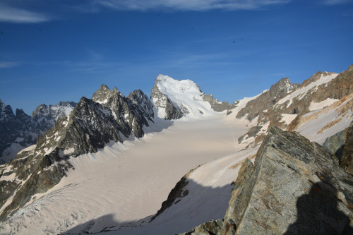 Glacier Blanc vu du pic du Glacier d'Arsine