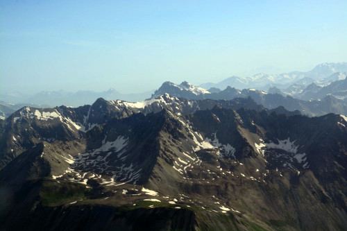 Grand galibier vu depuis le pic du Glacier d'Arsine
