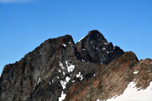 Roche Faurio vue du pic du Glacier Blanc