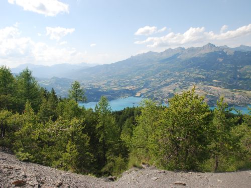Lac de Serre-Ponçon vu du Morgonnet
