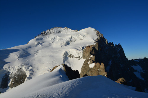 La Barre des Ecrins vue du haut du Glacier Blanc