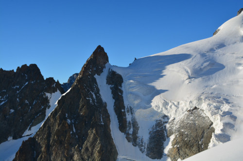 La Barre Noire vue du haut du Glacier Blanc