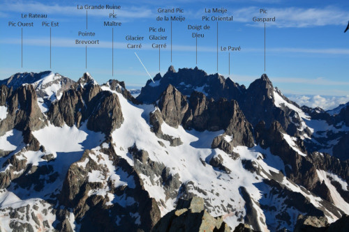 Panoramas vus de la Roche Faurio