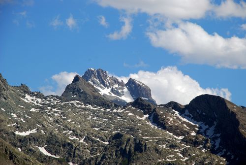 Mont Viso depuis le col Lacroix