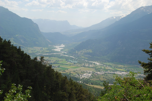 Vallée de la Durance vue d'Eygliers