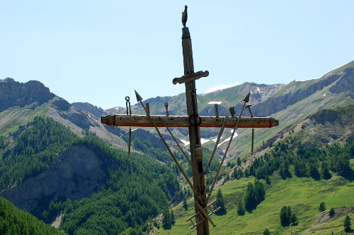 Croix de Mission à Saint-Véran