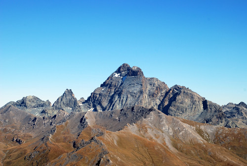 Mont Viso vu depuis la Tête des Toillies