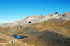 Lac de l'étoile depuis le col de Vars